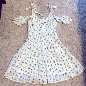 White floral sundress